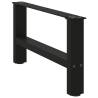  Coffee Table Legs Black 2 pcs 30×60 cm Steel Colour black Size 60 x (30-31) cm Quantity in Package 2 Number of 1 