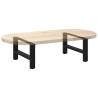 Black Coffee Table Legs - 2 pcs 30x60 cm Steel for Customisation