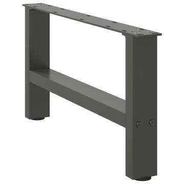 Coffee Table Legs Anthracite - Durable Steel 30x70 cm | HipoMarket