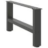  Coffee Table Legs Anthracite 2 pcs 30×70 cm Steel Colour anthracite Size 70 x (30-31) cm Quantity in Package 2 Number of 1 