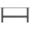 Coffee Table Legs Anthracite - Durable Steel 30x70 cm | HipoMarket