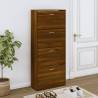  Shoe Cabinet Brown Oak 63x24x147 cm Engineered Wood Colour brown oak Quantity in Package 1 Height 147 cm Width 63 cm 