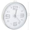 Elegant Silver Wall Clock - 30 cm | Hipomarket