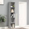 Book Cabinet Grey Sonoma 40x30x189 cm Engineered Wood Colour grey sonoma Size 40 x 30 x 189 cm Quantity in Package 1 