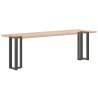 T-Shaped Console Table Legs - 2 pcs Anthracite Steel 20x28cm