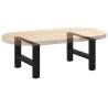 Coffee Table Legs Black - Durable Steel | 2 pcs 30x50 cm