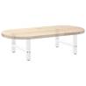 White Coffee Table Legs - 2 pcs 30x70 cm Steel | HipoMarket