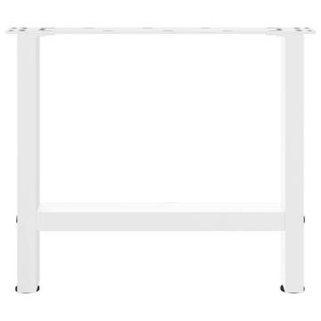 White Coffee Table Legs - 2 pcs 42x50 cm Steel | HipoMarket