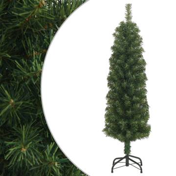 Slim Artificial Christmas Tree 150 cm - Green PVC | HipoMarket