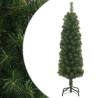  Slim Artificial Christmas Tree with Stand Green 150 cm PVC Colour green Size 150 cm Quantity in Package 1 Model without flocked white snow 