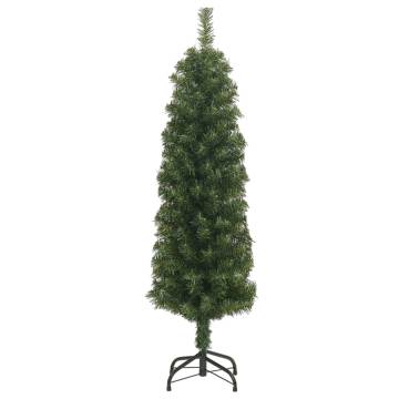 Slim Artificial Christmas Tree 150 cm - Green PVC | HipoMarket