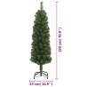 Slim Artificial Christmas Tree 150 cm - Green PVC | HipoMarket