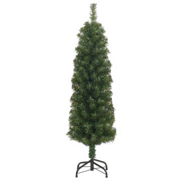 Slim Artificial Christmas Tree 120 cm - Green PVC | HipoMarket