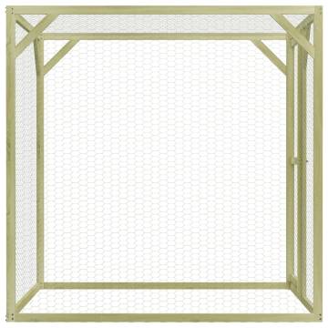 Chicken Cage 1.5x1.5m - Durable Pinewood for Your Chickens