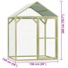 Chicken Cage 1.5x1.5x2 m - Durable Pinewood Coop