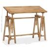 Drafting Table Solid Mango Wood - 116x50x76 cm | Hipo Market