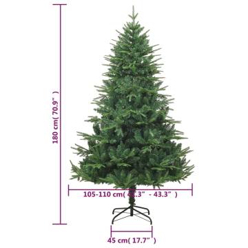 180 cm Green Artificial Christmas Tree - PVC & PE