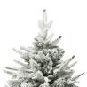 Flocked Snow Green Artificial Christmas Tree - 180 cm