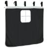 Curtains for Loft Bed with Tunnel & Tower - White & Black