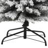 Slim 180cm Flocked Snow Christmas Tree - Hipomarket