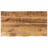  Table Top 110x60x3.8 cm Live Edge Solid Wood Rough Mango Colour natural Size 110 x 60 x 3.8 cm Quantity in Package 1 Material solid rough mango wood 