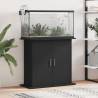 Aquarium Stand Black 81x36x73 cm Engineered Wood Colour black Size 81 x 36 x 73 cm 