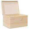 Wooden Box with Lid | Solid Pine Storage | HipoMarket