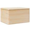 Wooden Box with Lid | Solid Pine Storage | HipoMarket