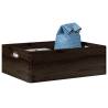  Wooden Box with Handles Black 40x30x13 cm Solid Wood Pine Colour black Size 40 x 30 x 13 cm Quantity in Package 1 Model with handles 