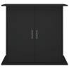 Aquarium Stand Black 81x36x73 cm - Engineered Wood Support