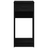 Computer Tower Stand with Drawer - Black 35x45x77 cm