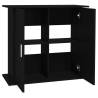 Aquarium Stand Black 81x36x73 cm - Engineered Wood Support