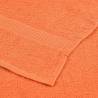 8 Piece Orange Towel Set - 100% Cotton, Soft & Absorbent