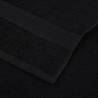 6 Piece Black Towel Set - 100% Cotton, 360 GSM | Hipomarket