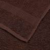 12 Piece Brown Towel Set - 100% Cotton, 360 gsm | HipoMarket