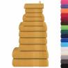 12 Piece Gold Towel Set - 100% Cotton, 360 GSM | HipoMarket