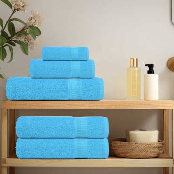 12 Piece Turquoise Towel Set | 100% Cotton - Soft & Absorbent