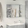 Bathroom Mirror Cabinet - Concrete Grey 80x20.5x64 cm