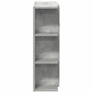 Bathroom Mirror Cabinet - Concrete Grey 80x20.5x64 cm