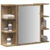  Bathroom Mirror Cabinet Artisan Oak 80x20.5x64 cm Engineered Wood Colour artisan oak Quantity in Package 1 