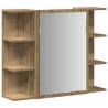 Artisan Oak Bathroom Mirror Cabinet - Stylish & Functional