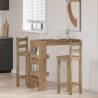 Wall Bar Table Artisan Oak - Stylish Engineered Wood Design