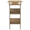 Wall Bar Table Artisan Oak - Stylish Engineered Wood Design