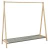  Clothes Rack with Shelves 106x34x102 cm Bamboo Quantity in Package 1 Model without wheels Material fabric Number of 