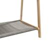 Bamboo Clothes Rack with Shelves - 106x34x102 cm