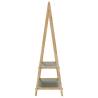 Bamboo Clothes Rack with Shelves - Stylish & Durable Design