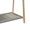 Bamboo Clothes Rack with Shelves - Stylish & Durable Design