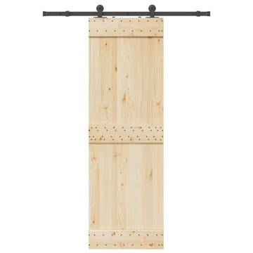 Sliding Door Hardware Kit 152.5 cm Steel Black | HipoMarket