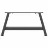 A-Shaped Coffee Table Legs - Anthracite Steel (60x30-31 cm)