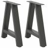  Coffee Table Legs A-Shaped 2 pcs Anthracite 50x(42-43) cm Steel Colour anthracite Size 50 x (42-43) cm Quantity in Package 1 Number of 